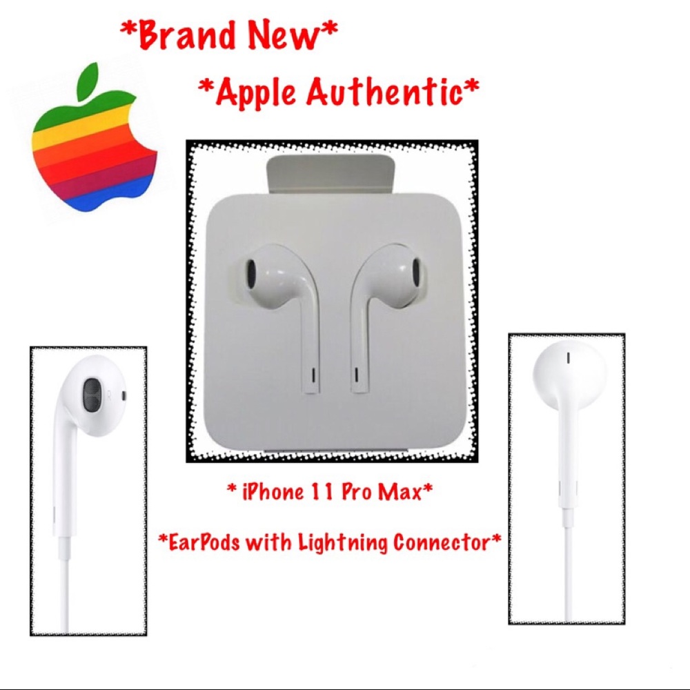 New-iPhone 11 Pro Max
EarPods W/Lightning Connecto